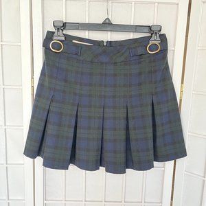 PULL & BEAR Plaid Mini Skirt (Small)